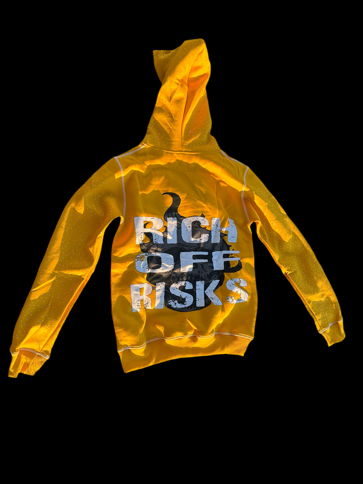 Yellow Slim Fit Hoodie